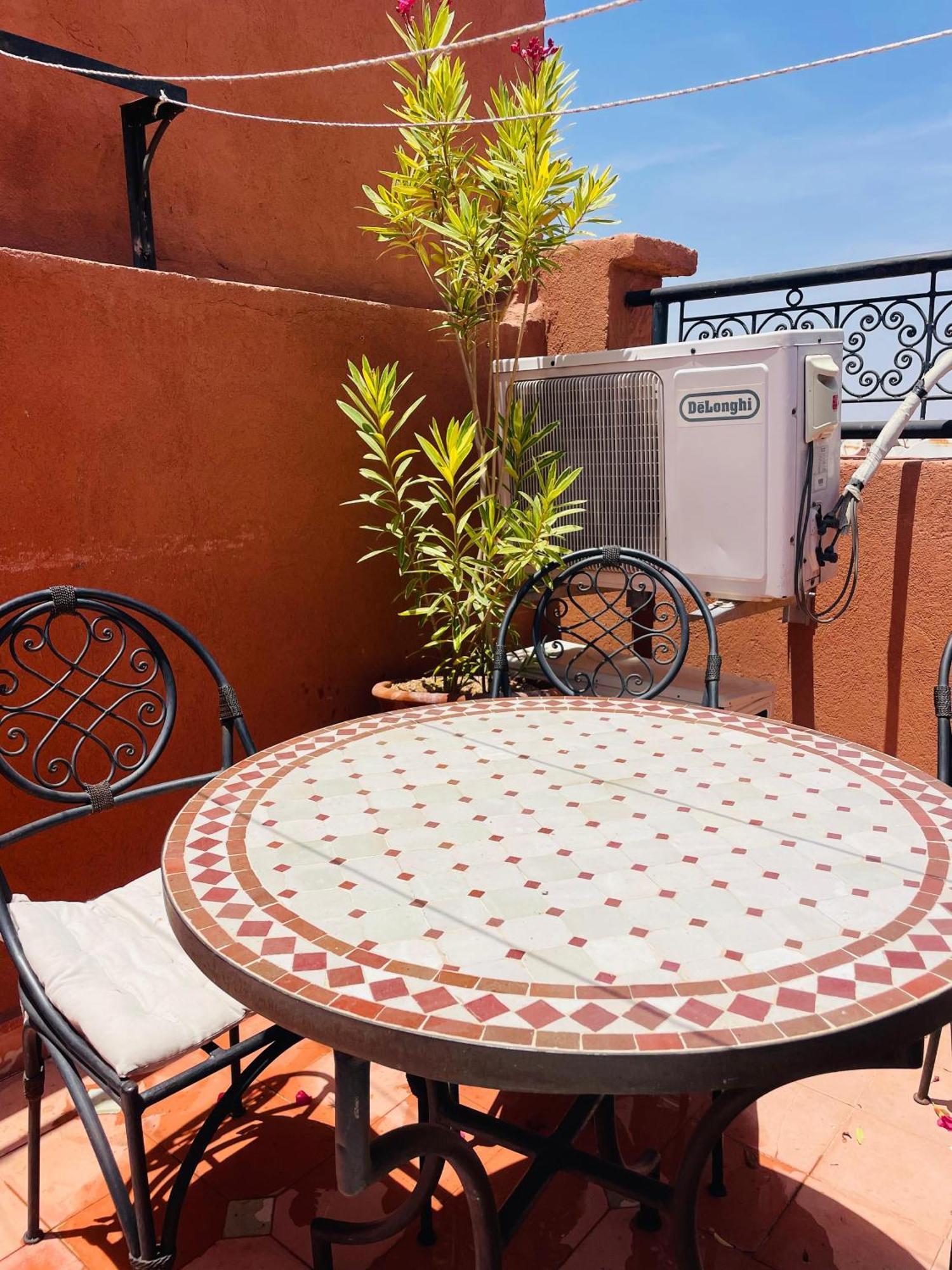 Riad Ms Holidays Terrasse Privatise Marrakech 马拉喀什 外观 照片